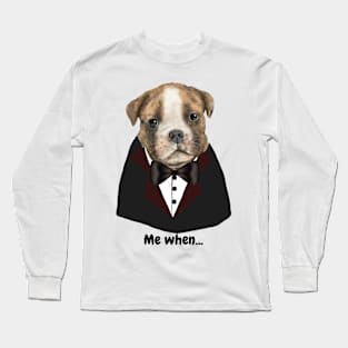 Elegant puppy Long Sleeve T-Shirt